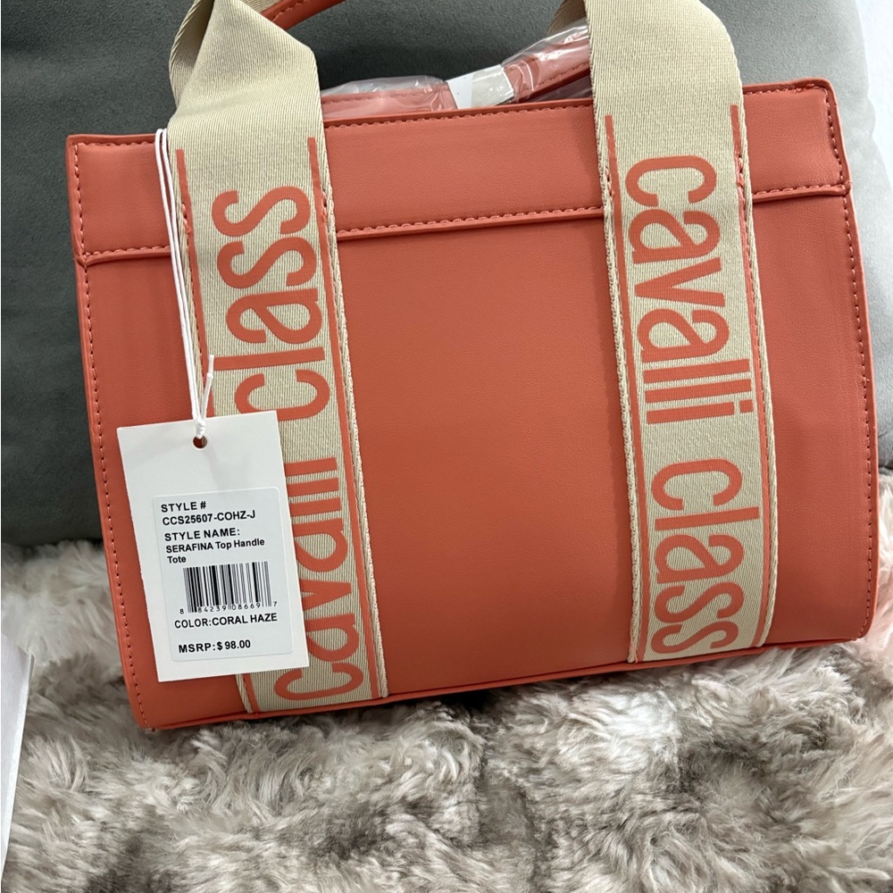 Cavalli Class Vibrant Coral Tote